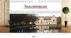 Desktop Screenshot of amj-immobilier.fr